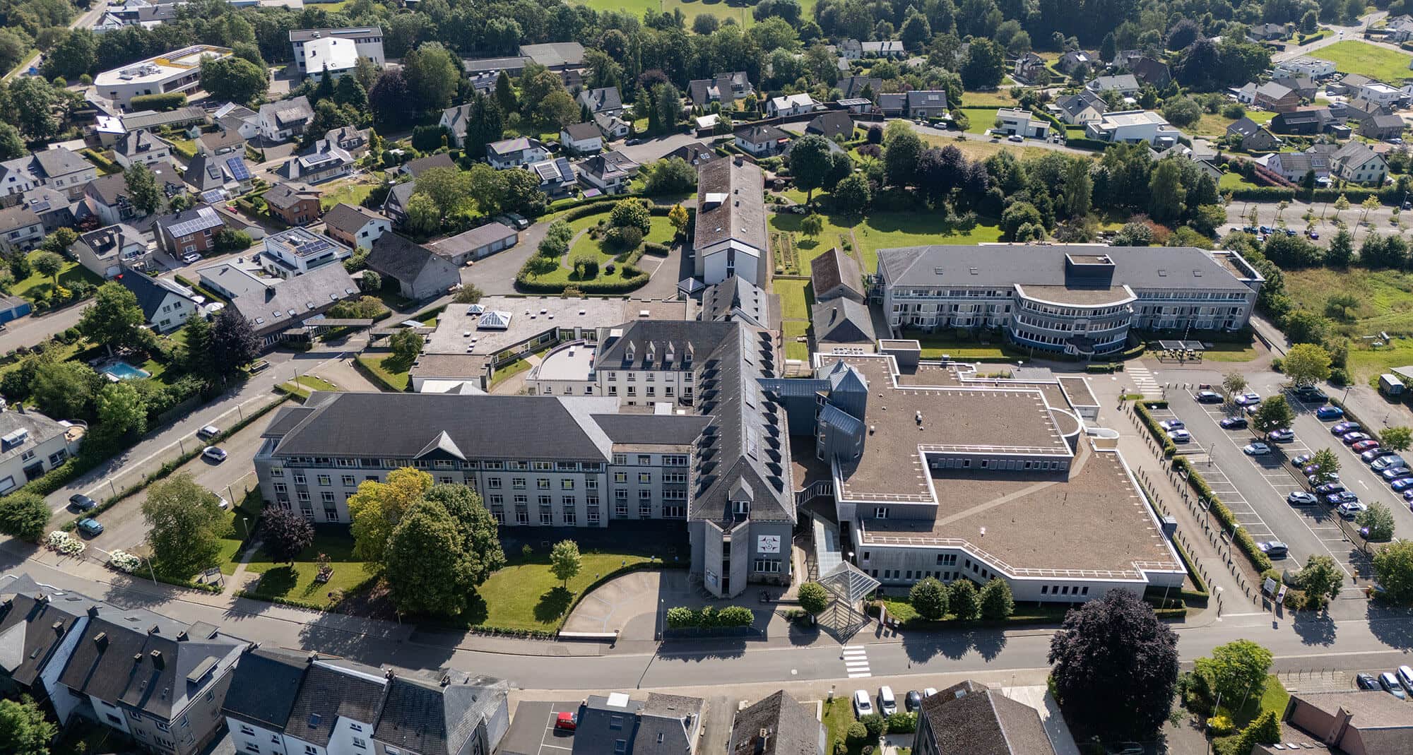 Klinik St. Josef Gebaeude Luftansicht